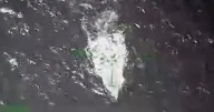 Moment Donald Trump destroys 'drug-carrying submarine loaded with fentanyl'