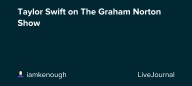 Taylor Swift on The Graham Norton Show: ohnotheydidnt