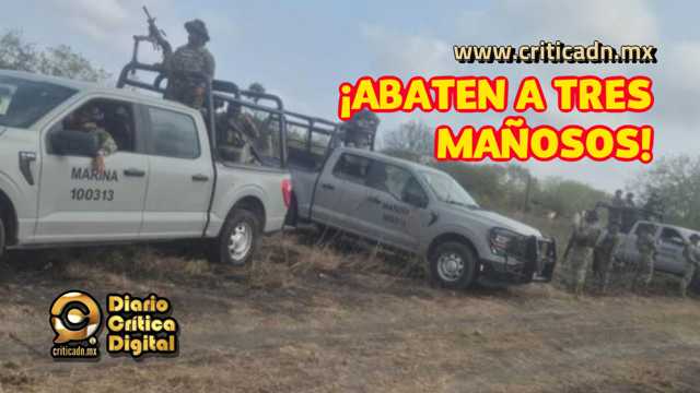 Mueren sicarios en enfrentamiento contra marinos en Nayarit
