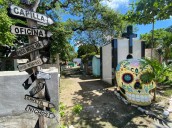 Preparan panteones de Playa del Carmen para Día de Muertos