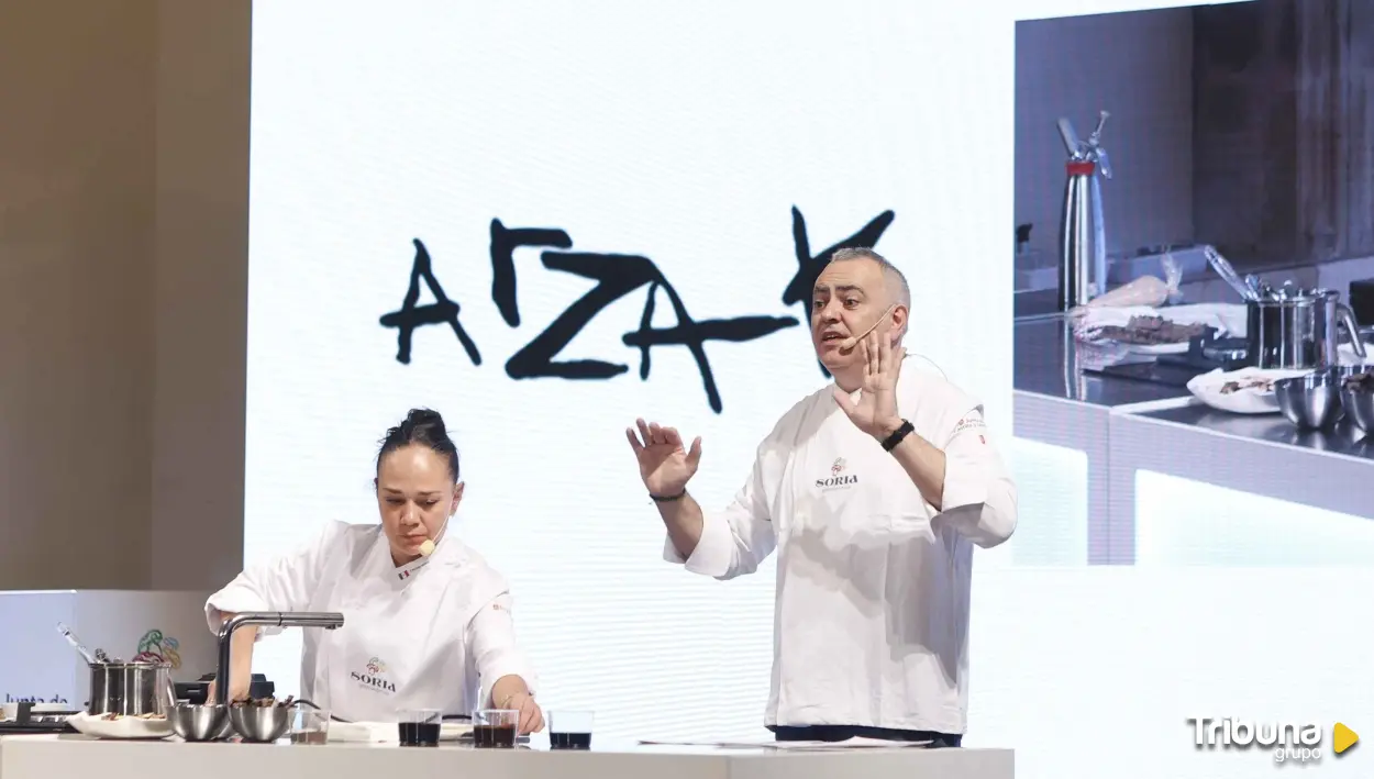 El restaurante Arzak deslumbra en Soria Gastronómica con nuevas técnicas para conservar setas