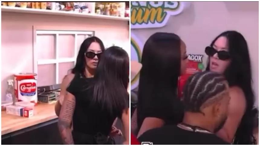 Así fue el encontronazo entre Diosa Canales y Perversa en el reality «La Casa de Alofoke»