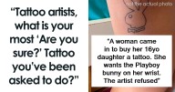 Being A Tattoo Artist Is Tough, And Here Are 33 Times They Had To Deal With Delulu Clients