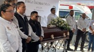 Guardia de honor: el último adiós a Jorge Escobar Mata, referente de Protección Civil Tamaulipas