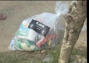 Entregan “narcodespensas”: presuntos integrantes del CJNG reparten víveres en Veracruz
