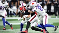 Terrel Bernard injury: Bills linebacker leaves after hurting ankle against Falcons