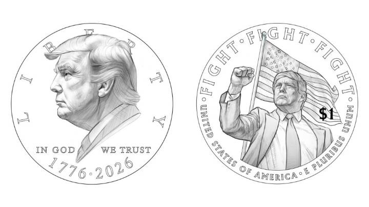 Treasury Department Considers Minting $1 Trump Coin