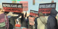 Rally outside Essentia protests healthcare cuts