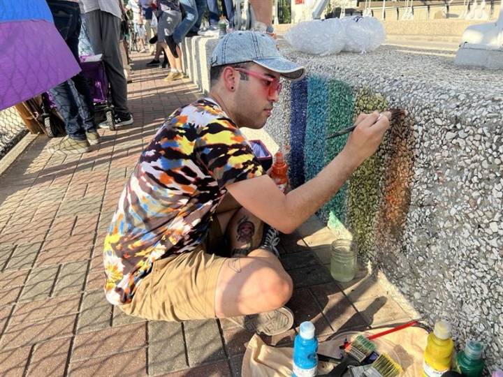 Paint as protest: Artists push back against Montrose’s rainbow crosswalk removal