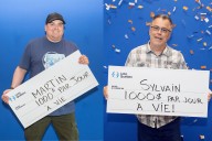 Two Canadian lottery players score $1,000 a day for life