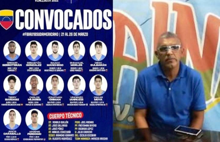 Jesús Caraballo: segundo deltano en ser convocado por la Vinotinto de baloncesto