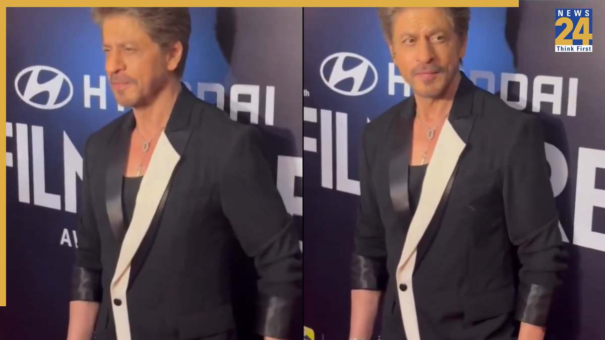 70th Filmfare Awards 2025: Shah Rukh Khan looks breathtakingly stunning during grand entry
