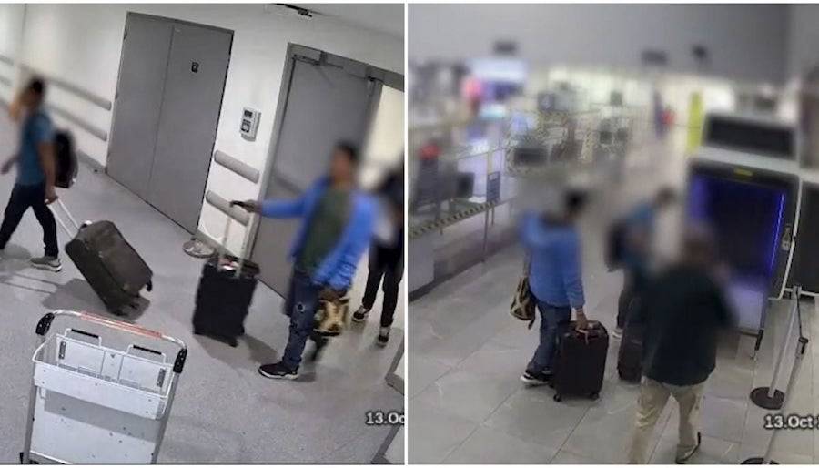 Pareja brasileña fue detenida en Aeropuerto de Santiago por internar ayahuasca líquida