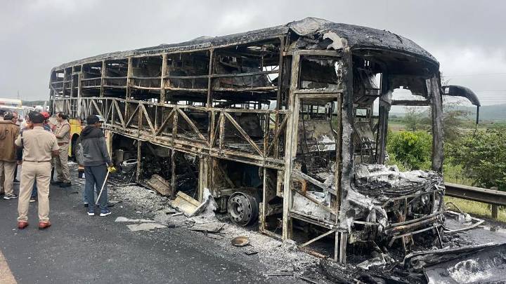 Andhra bus accident LIVE updates: 25 killed as Bengaluru-bound bus catches fire after bike collision near Kurnool