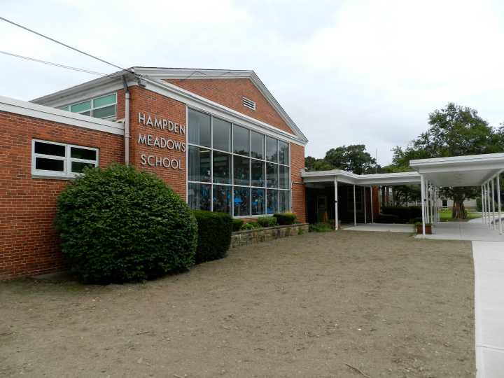 A toilet containing a note was left outside a Barrington elementary school