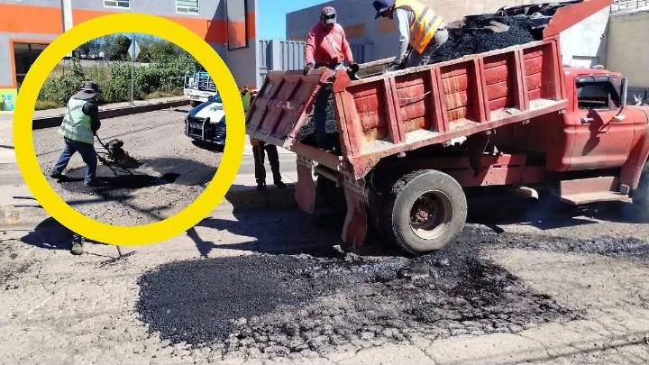 ¡Alerta vial! Inician trabajos de bacheo en vialidades de Tulancingo. ¿Dónde?