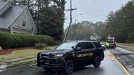 Portion of busy Cobb road closes after damage to power pole