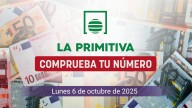 La Primitiva: resultado y comprobar número premiado hoy, lunes 6 de octubre de 2025