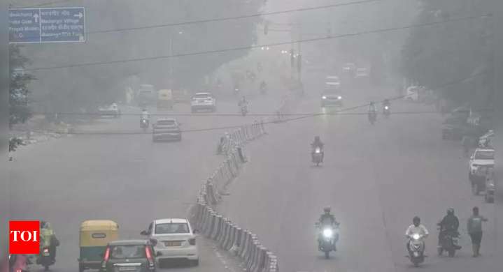 Delhi AQI: Delhi’s air turns ‘very poor’ as haze and fog blanket city; AQI hits ‘severe’ levels in several areas