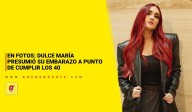 EN FOTOS: Dulce María presumió su embarazo a punto de cumplir los 40