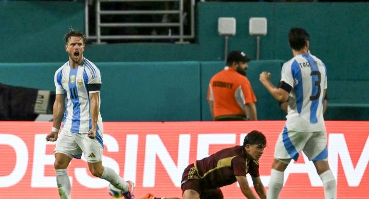 Gol de Lo Celso hoy, Argentina vs. Venezuela por amistoso 