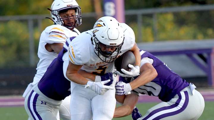High school football scores for Bloomington area and statewide