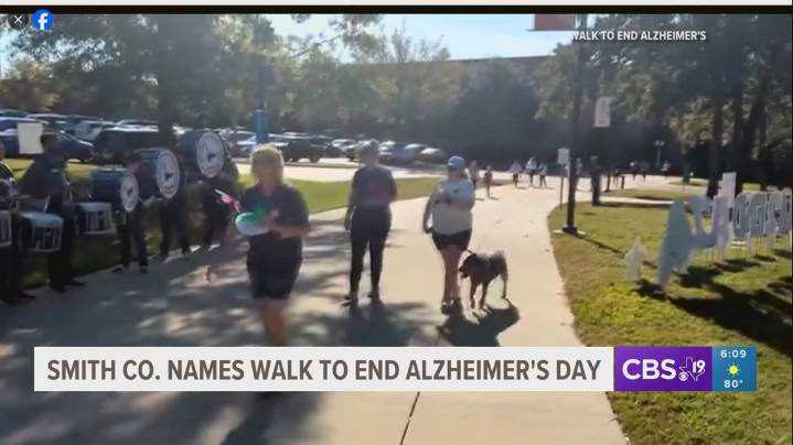 Smith County recognizes Alzheimer's Association's Tyler Walk at UT Tyler