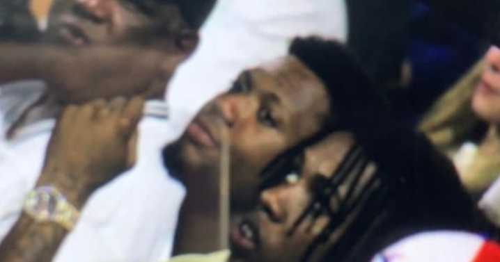 Ronald Acuña estuvo de visita en el Universitario
