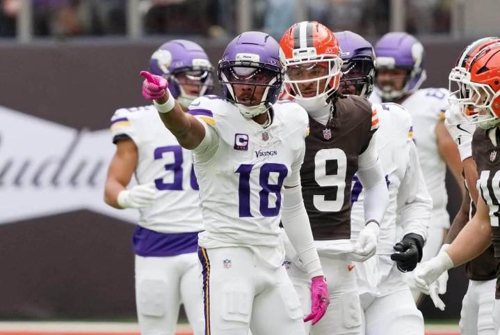 Justin Jefferson wills Vikings past Browns: 'We couldn't go home on that plane 0