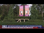 Smithsonian museums close amid government shutdown