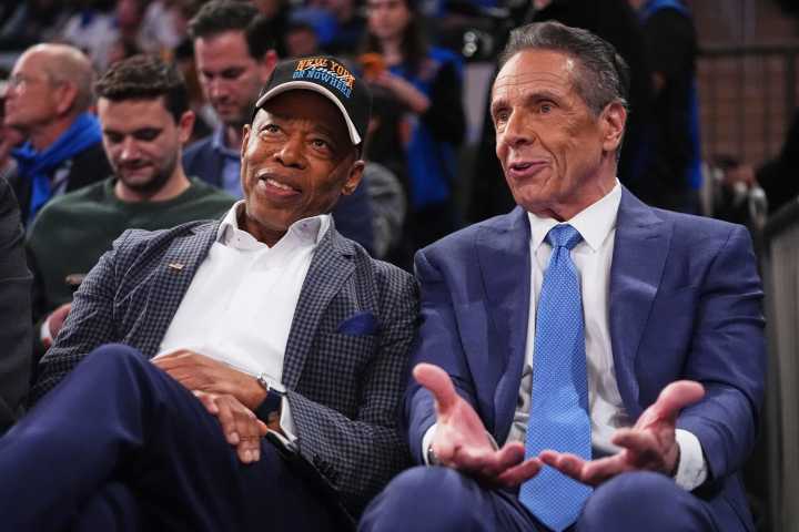 Eric Adams endorses Andrew Cuomo in NYC mayoral race