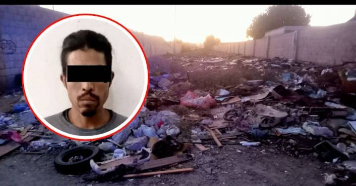 Hombre detenido por tirar escombro en un baldío de Lomas Altas