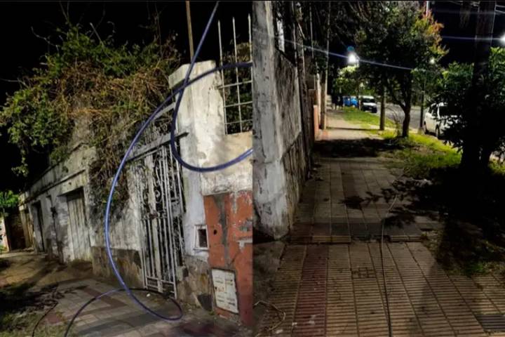 Intentó robar cables y fue detenido tras ser descubierto por un vecino