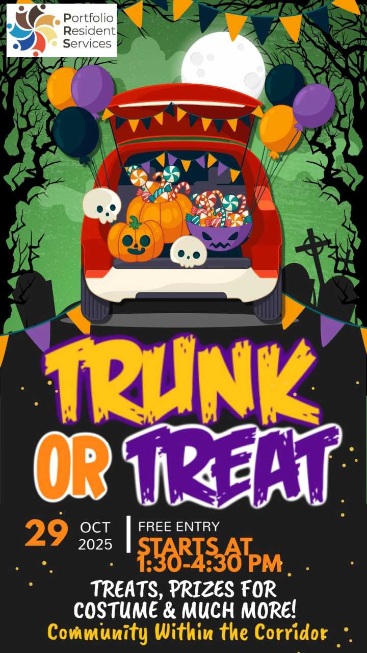 'Trunk or Treat' Halloween Party for Affordable Housing Residents