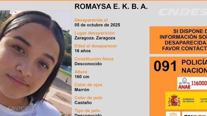 Última hora: la menor desaparecida en las fiestas del Pilar ha sido encontrada con vida y en buen estado