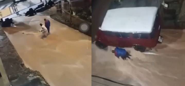 Mujer muere al ser arrastrada por las fuertes lluvias en Caracas
