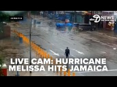 WATCH LIVE: Category 5 Hurricane Melissa makes landfall in Jamaica