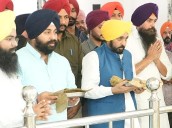 Punjab CM Mann lays foundation stone of heritage walkway to be constructed at Sri Anandpur Sahib