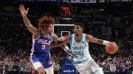 Hornets’ Brandon Miller exits game against 76ers with shoulder injury