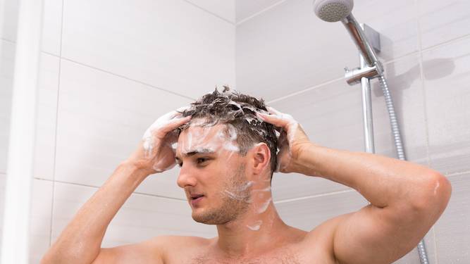 A woman's guide to what men do in the shower