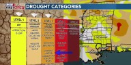 Waking Up with Wesley: Severe drought in MS. Tropical development in Gulf could bring rain (10/2/25)