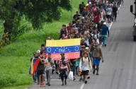 Caravana migrante «Por la Libertad» sale de Chiapas para avanzar hacia CDMX
