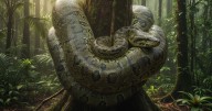 Una anaconda gigante atacó y asfixió a un trabajador en la selva amazónica cuando el hombre recolectaba frutos