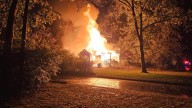PHOTOS: North Branford blaze destroys home