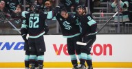 Marchment scores in Seattle debut as Kraken win season opener for first time
