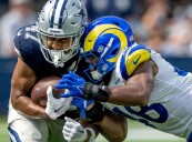 Rams LB Omar Speights dealing with high ankle sprain ahead of Ravens game