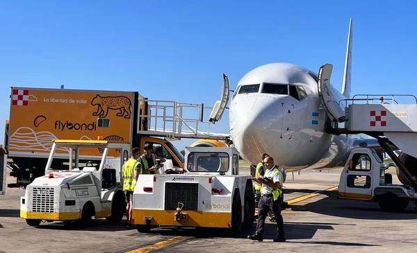 Amenaza de bomba en un vuelo de Flybondi en Ezeiza