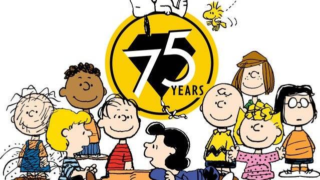"Peanuts" made its debut 75 years ago this October