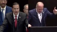 Se enfrentan a golpes diputado del PAN Theo Kalionchiz y PT Ricardo Mejía durante reunión de CFE