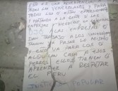 Delincuentes detonaron explosivo frente a una casa en Perú y dejaron una espeluznante nota sobre los venezolanos